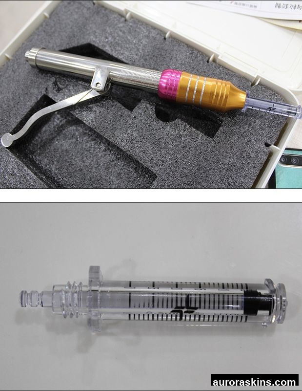 2022 High Pressure 2 in 1 Two Head Free Ampoule Syringe Cross Linked Hyaluronic Acid Lips Hyaluronic Pen 0.3ml&0.5ml