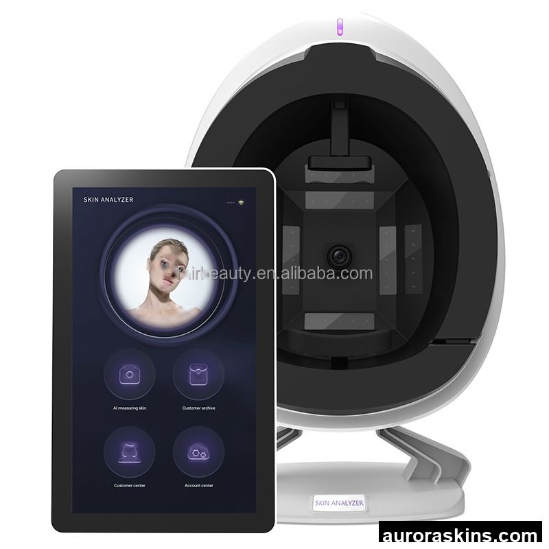 2025 AI NewTechnology 3D Skin Analyzer Detector Tester Hair Analyzer Machine Q1 Skin Analysis Machine With Compare Function