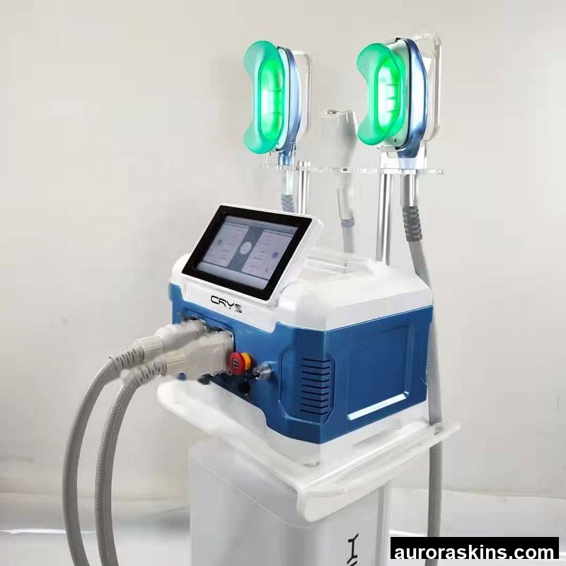 2023 Newest 3 in 1 Cryo Slim Cryotherapy Fat Freezing Machine 360 Body Contouring Slimming with Chin Face Handle
