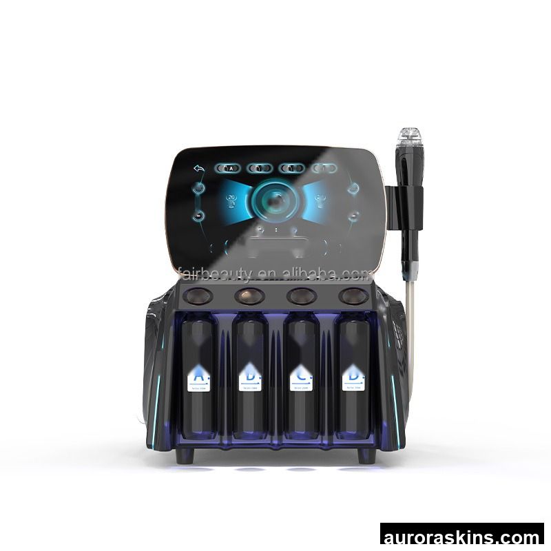 360 Vortex Suction Hydrodermabrasion Face Care Machine Oxygen Facial Equipment for Face Peeling Skin Rejuvenation
