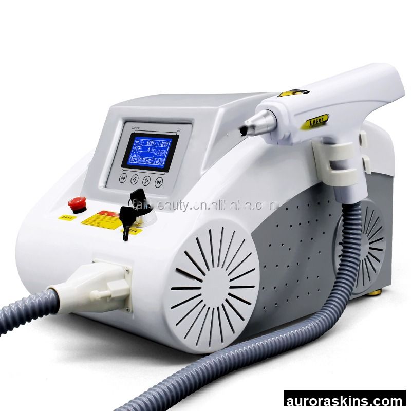 Portable Stainless Steel Tattoo Removal Nd Yag Machine with IPL+RF for Commercial Beauty Salons-Skin Rejuvenation Aurora Skins FR-601