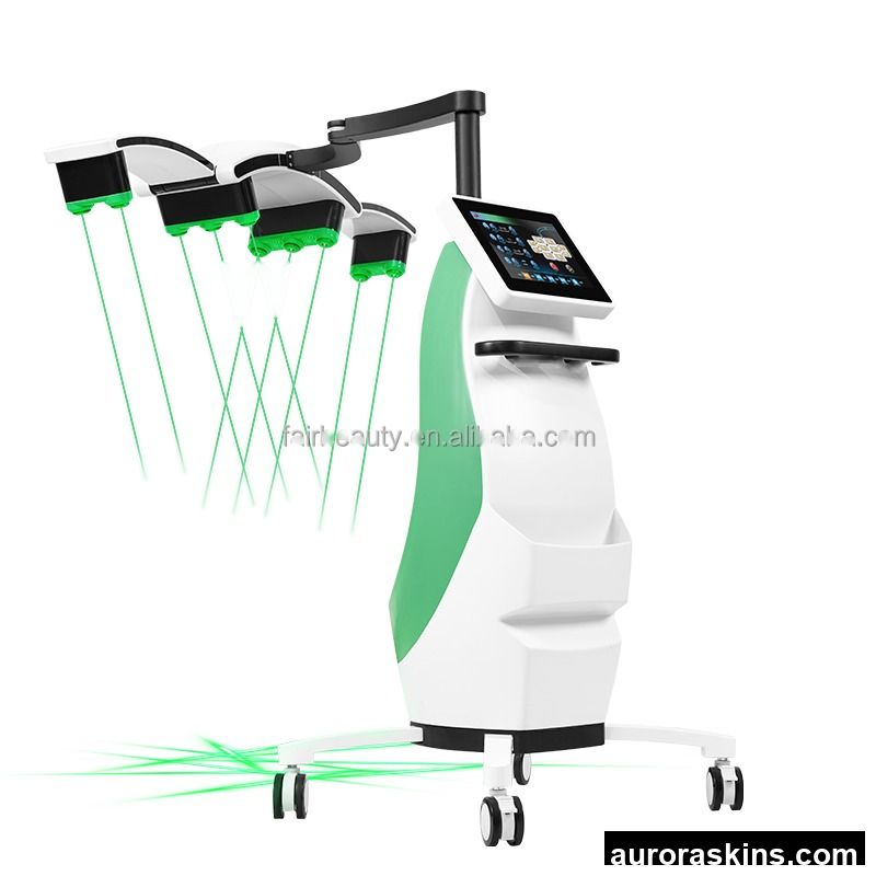 Aurora Skins a 10D Slimming Laser Loseweight 532nm 635nm Cold Light Therapy Homeuse Beauty Spa Fat Body Shaping Lipo