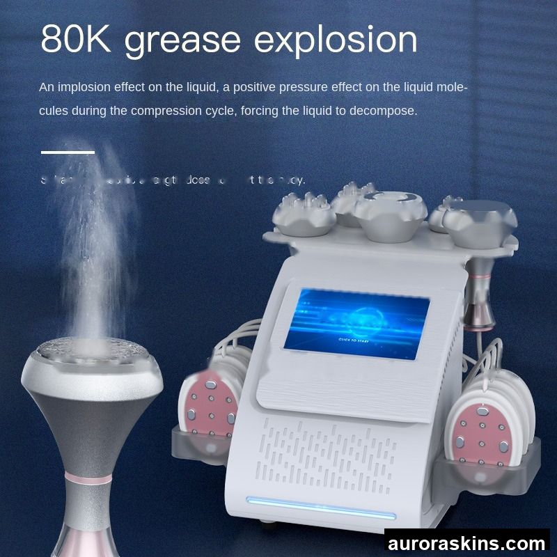 80K Cross-Border Multi-Pole Negative Pressure Massage Six-In-One Slimming Guide Instrument with Dredge Scrape for Beauty Care