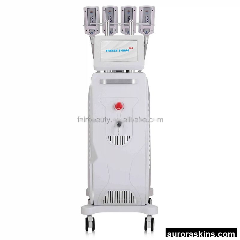 2026 Aurora Skins Cooling Pad 4 Plate 8 Plate Cellulite Removal Fat Burning Liposuction Cold Fat Reduction Machine