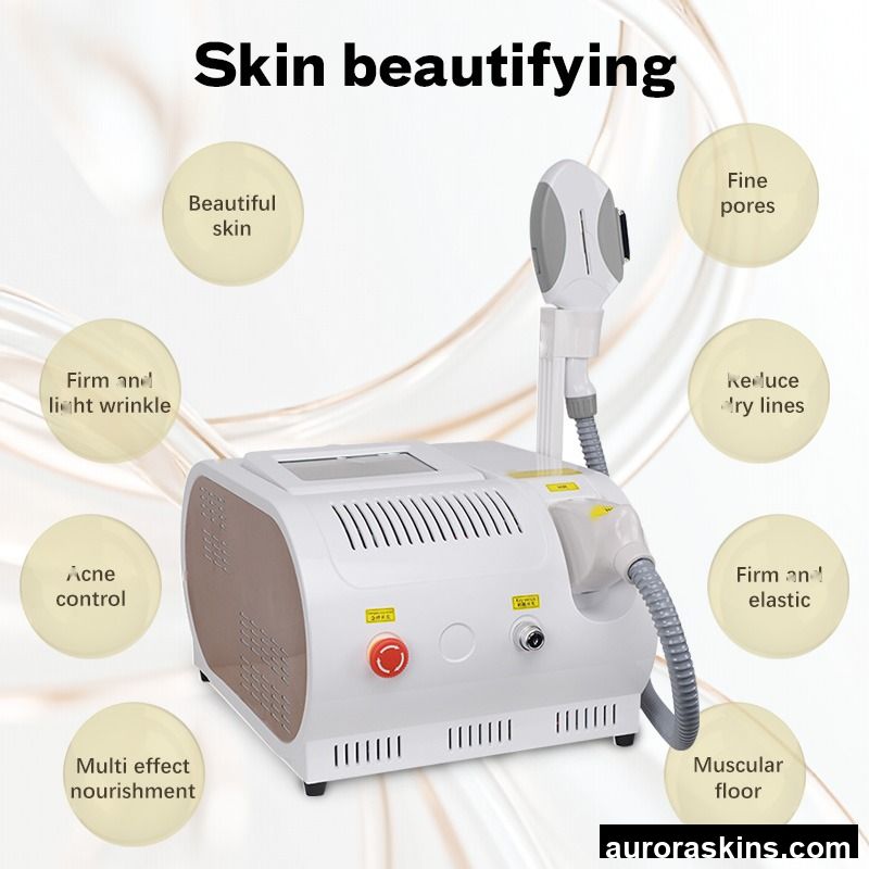 2-in-1 Photoelectric Optimal Pulse Tech SHR Ultra-Fast Full Body Hair Removal Spot Removal Skin Rejuvenation Beauty Device