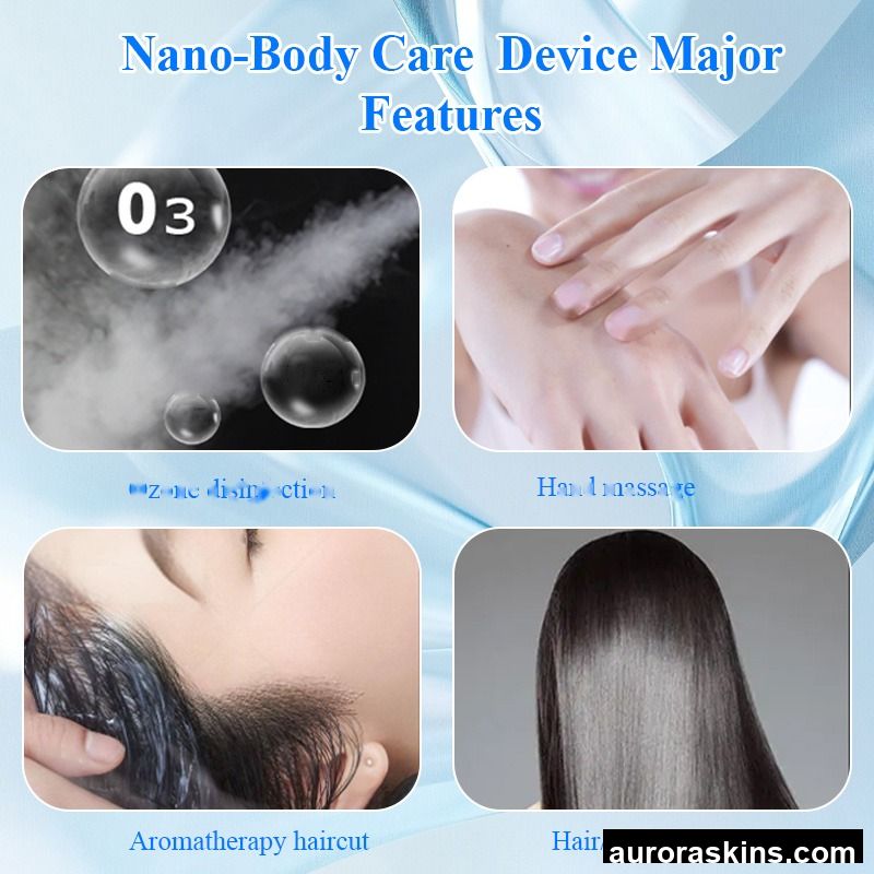 Factory Direct Negative ION Nano Spray Steamer Scalp Care Ozone Hair Sterilization Cold and Hot Steam Hair Spa Steamer Machine