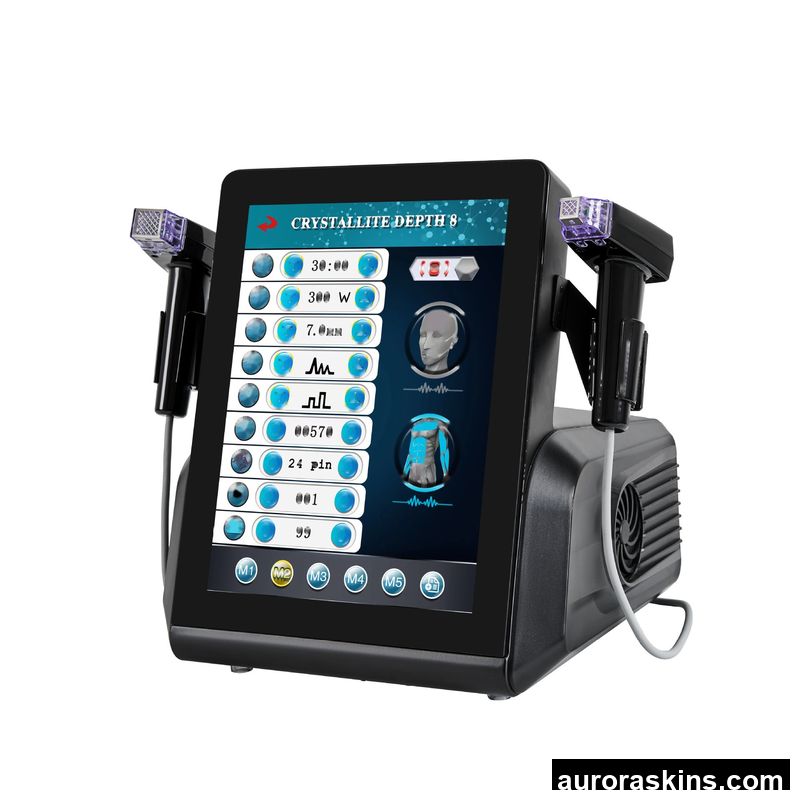 Cross-Border Desktop Gold RF Microcrystalline Beauty Instrument 8 Depth Lift for Salon Use Export Product