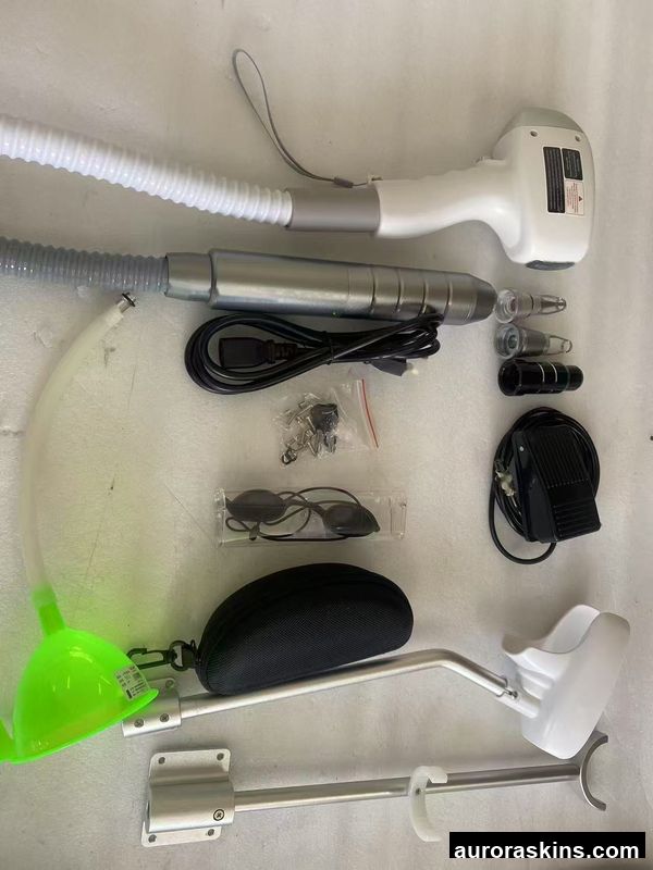 Aurora Skins a 2in1 808 1064 755 3wavelength Pico Yag Remove Light Therapy Jade Roller Skincare Facial