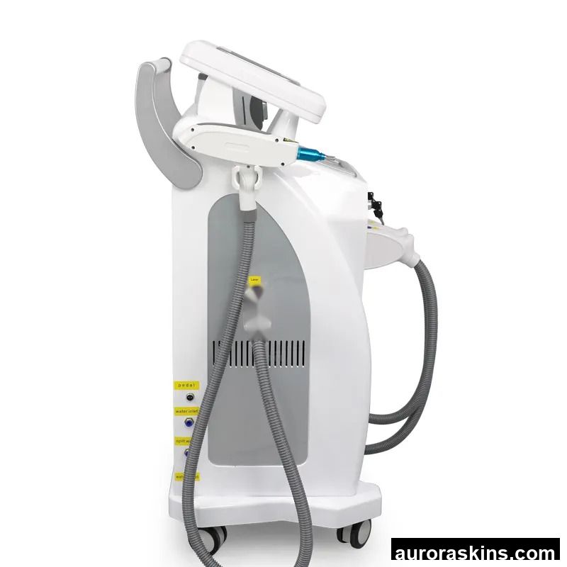 FAIRBEAUTY Vertical 3-in-1 Double Screen Hair Remove OPT Skin Rejuvenation Rediofrequency Tattoo Removal Skin Care Machine