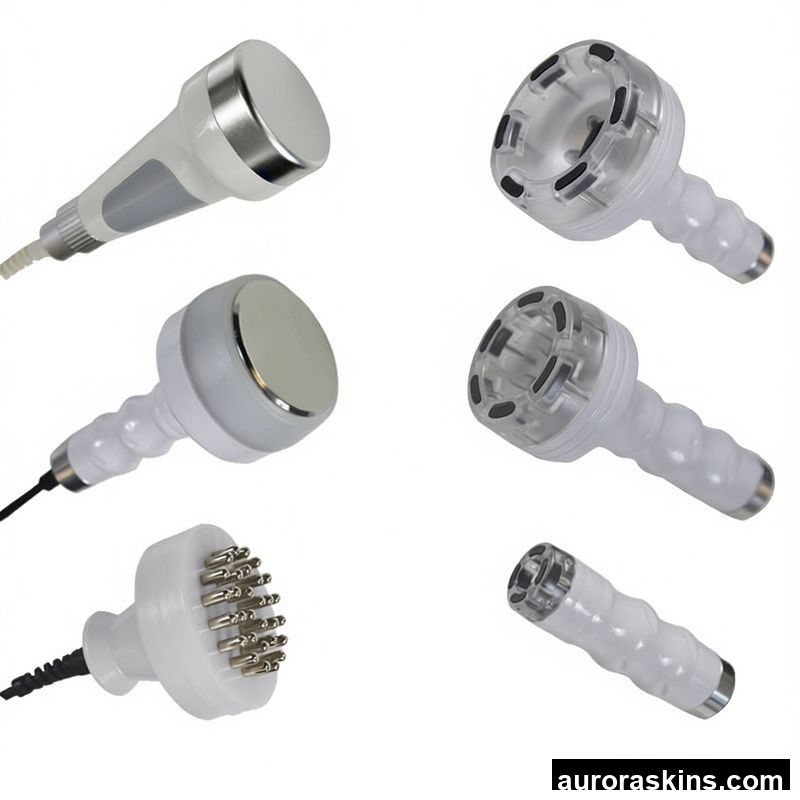 Aurora Skins 6in1 5D Slimming Homeuse Vacuum RF MERIDIAN COMB SHOCK GREASE Vibration Machine