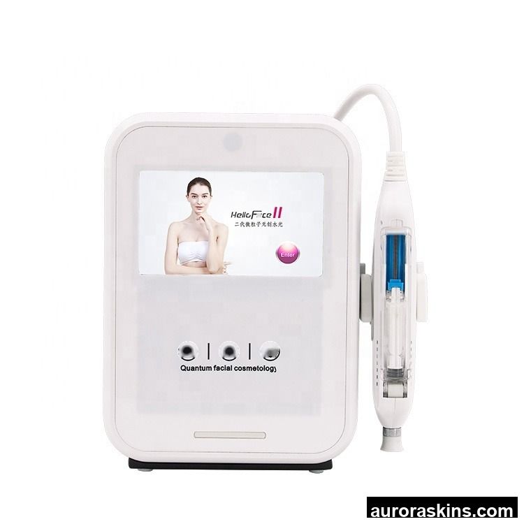 In Stock ! Portable Hello Face 2 No-needle Messo Gun Aqua Peeling Facial Care Machine Water Deep Facial Care Device