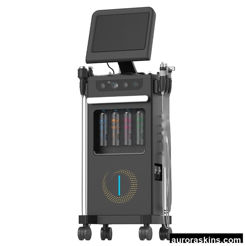 A 14in1 Oxygen Jet Diamond Deep Cleaning Water Dermabrasion Bubbles Water Oxygen Aqua Peel Machine