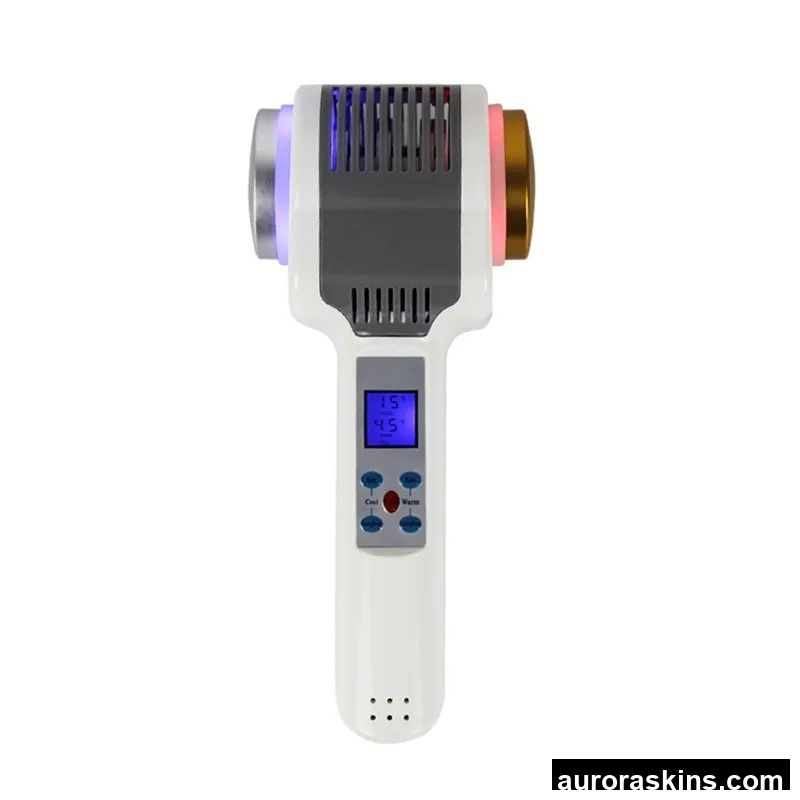 Hot-Selling Multi-Functional Small Blue Light Breast Massager Essence Import Beauty Instrument for Eliminating Swelling Hot Cold