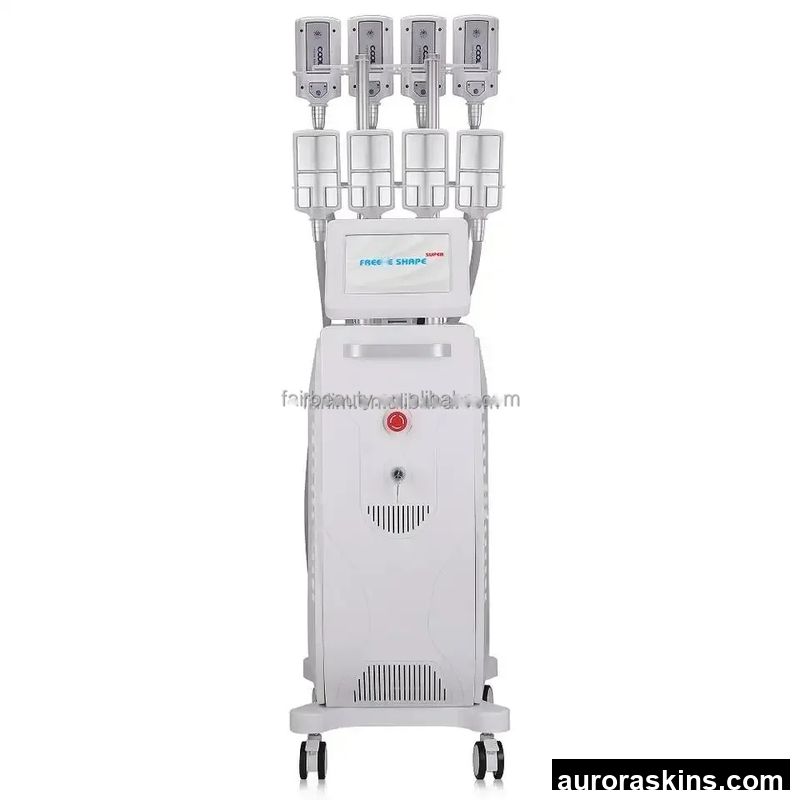 Factory Price 2026 Aurora Skins Cooling Plate 8 Plate Cellulite Removal Fat Burning Liposuction Cold Fat Reduction Machine