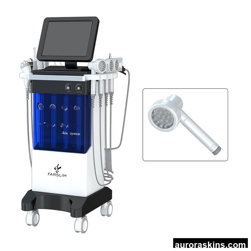 Water Facial Micro Dermabrasion Oxygen Beauty Salon Machine Oxygen Jet Water Oxygen Bubble Aqua Facial Machine