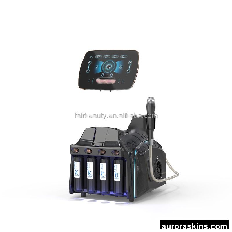 360 Vortex Suction Hydrodermabrasion Face Care Machine Oxygen Facial Equipment for Face Peeling Skin Rejuvenation