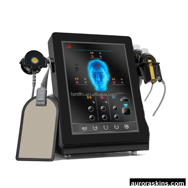 2024 New Portable Pads Electric Anti Aging Face Lifting Facial Radio Frequency Device for Face Slimming and Anti-wrinkle Beauty