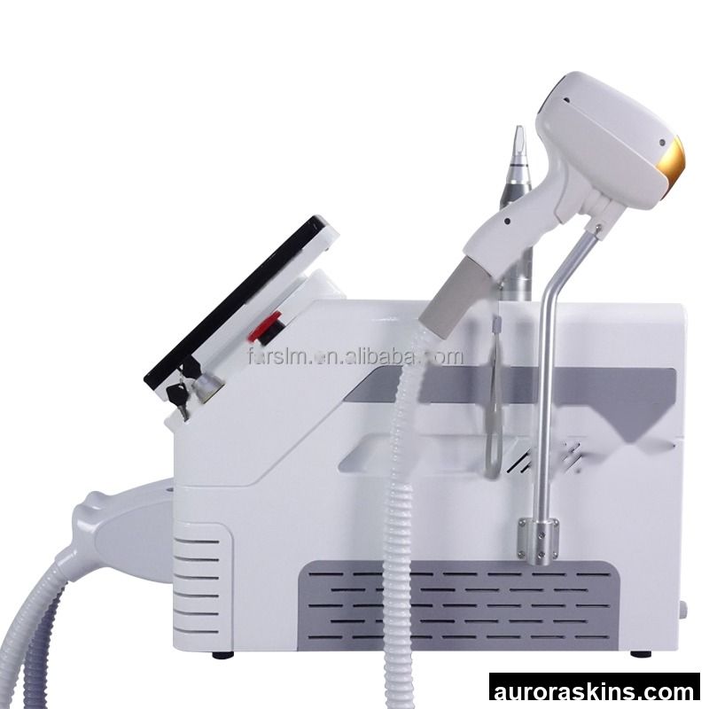 Aurora Skins Choice 2IN1 Diode Laser Hair Remove Picosecond Yag Tattoo Removal Skin Care 808 755 1064nm Machine