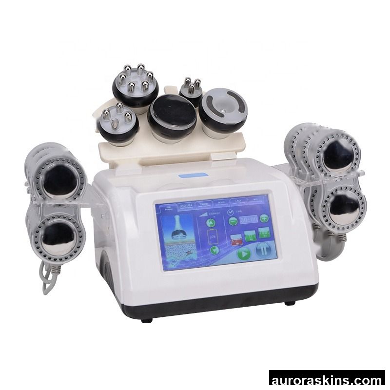 40k or 80k 6in1 Vacuum Cavitation Goldenrose pink Lipolaser Rf 80k Radio Frequency Salon Factory Price Hotsell Kim8