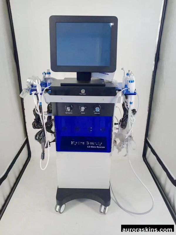 14 in 1 Beauty Oxygen Jet Oxygen Facial Skin Tightening Skin Care Whitening Machine Face Cleaning 14+3 Beauty Salon Machine