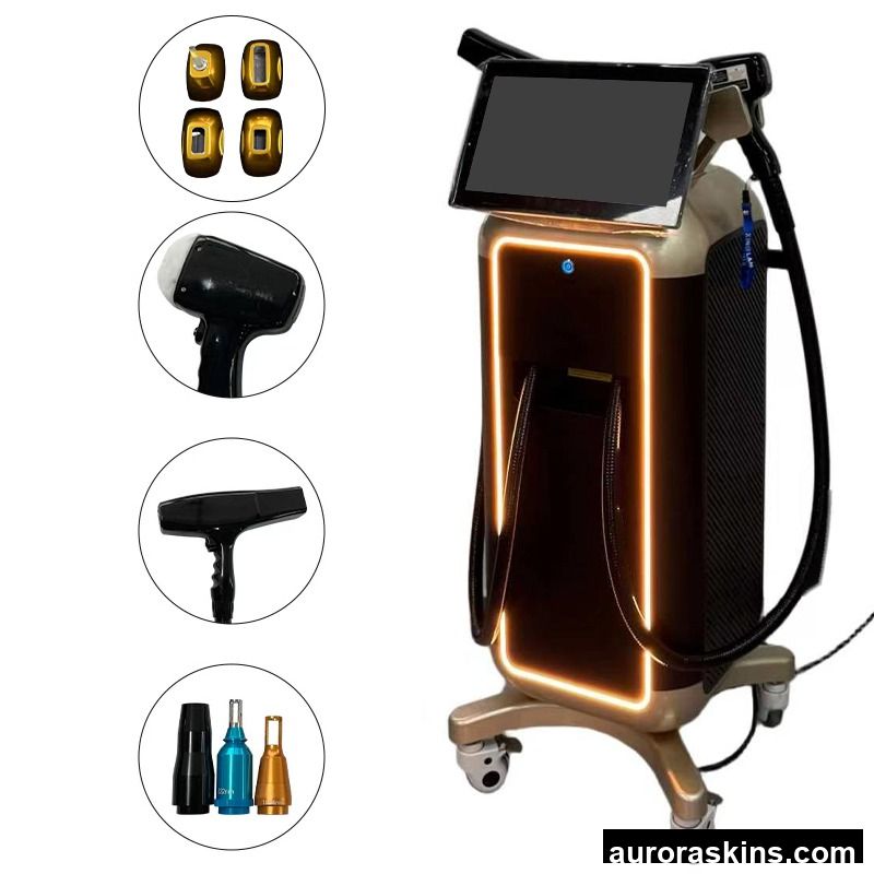 Aurora Skins a 2in1 Newest 3 4 Wavelength with Screen Skincare Facial Titanium Lifting Scar Blackdoll Tattoo Remove Magnetic Spot