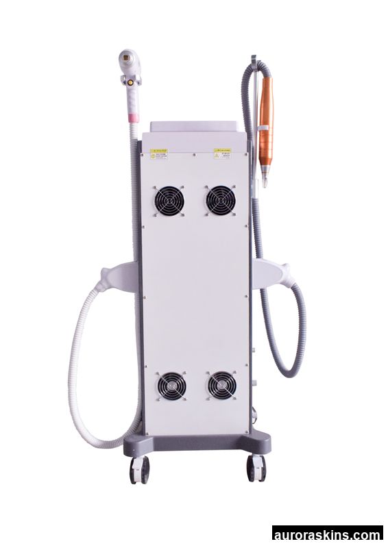 2022 Actimel 2 Handle 2 in 1 Pico Laser Tattoo Removal Hair Removal Wavelength 755nm 808nm 1064nm Diode Laser Ipl Machine