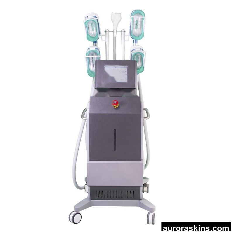 Newest 360 Fat Removal 4 Handle Vacuum Cryo Slimming Cryotherapy Machine