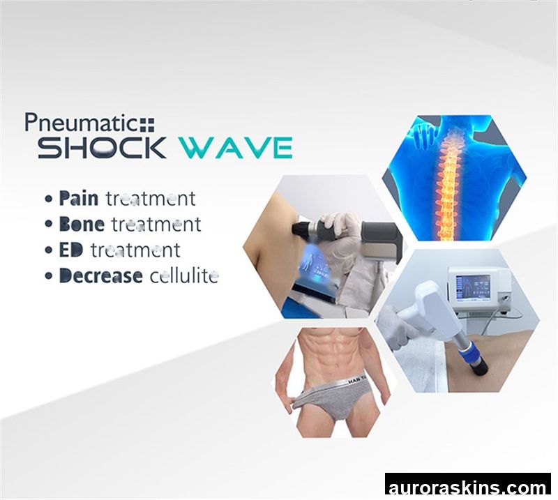 2026 New Focused Extracorporeal Shock Wave Therapy Machine for ED Therapy Pneumatic Physical Therapy Instrument with Air Pump