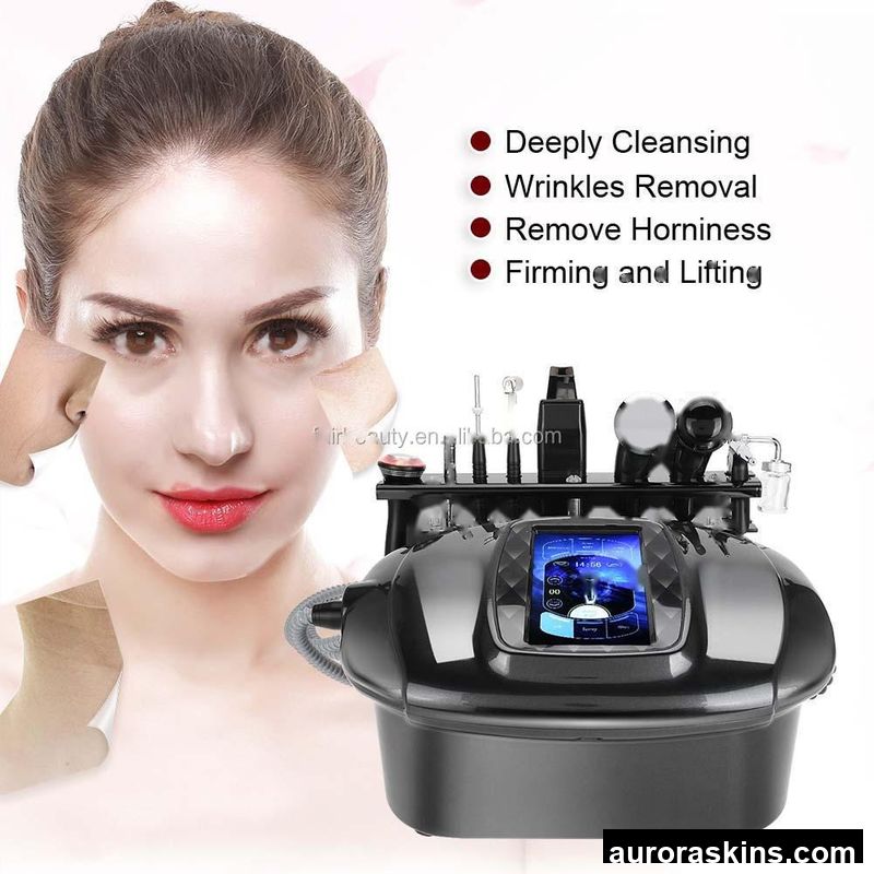 Hot and Cold Hammer Diamond Dermabrasion Microcurrent Facial Machine