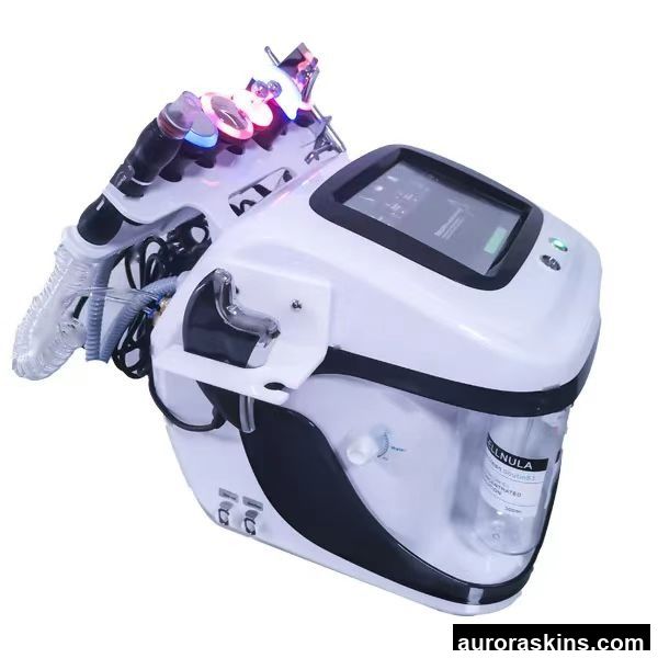 10 in 1 Portable Eyes Massager Aqua RF Oxygen Jet Dermabrasion Machine Microdermabrasion Deep Cleaning Oxygen Jet