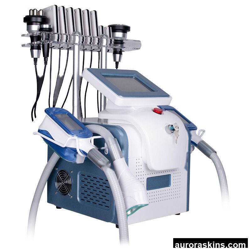Multi-Functional Aurora Skins Fat Freezing Cooling Therapy Body Scultping Radiofrequency Beauty Machine for Beauty Salon SPA Center