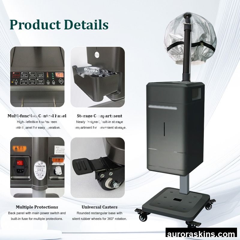Wholesale Hair Facial Spa Steamer Micro Hair Steamer Nano Negative Ion Micro-Mist Machine SPA Hair Care Device Sprayer Device