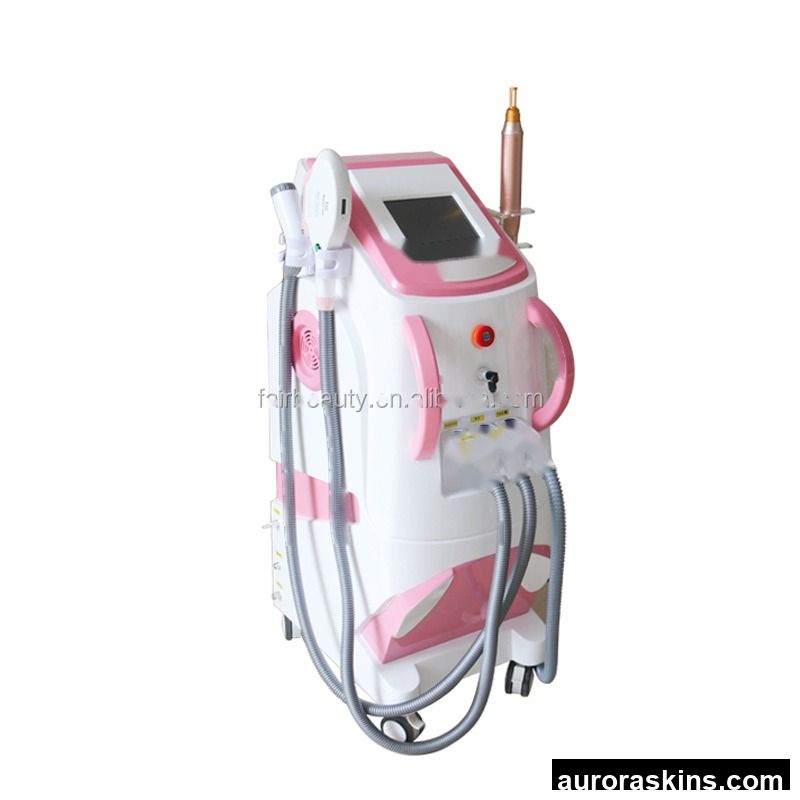 New 4 in 1 Multi-function Beauty Machine High Quality Opt Laser Hair Removal + Picosecond + RF