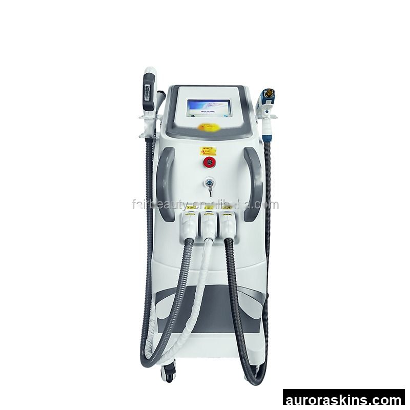 New 4 in 1 Multi-function Beauty Machine High Quality Opt Laser Hair Removal + Picosecond + RF