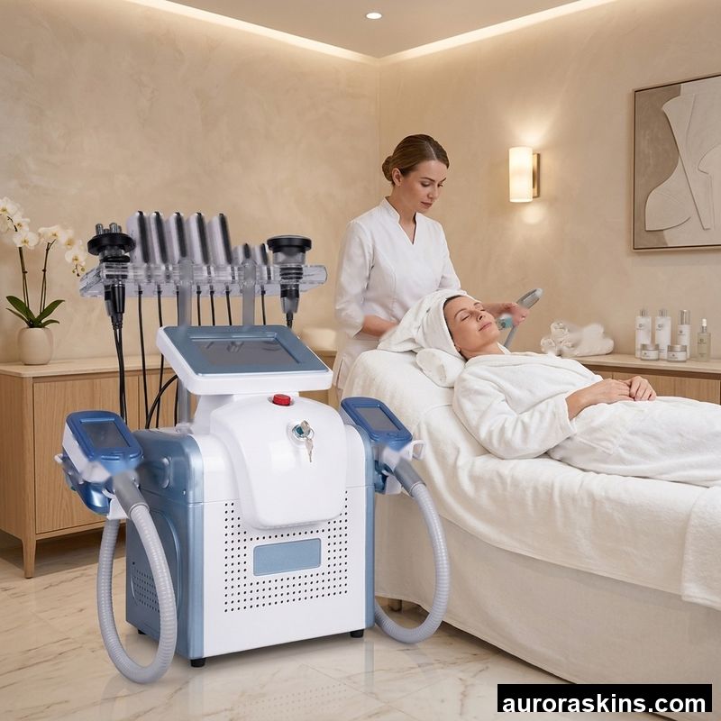 4-in-1 Fat Freezing Body Scultping Machine with 360° Freezing Handle Rediofrequency Handle High-frequency Sound Handle