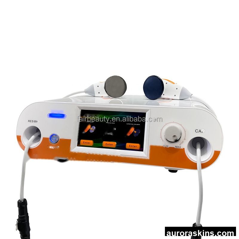 Upgraded 448KHz Monopolar Rediofrequency Beauty Device Tecar Therapy Machine with Large & Small Handles for Face Lifting