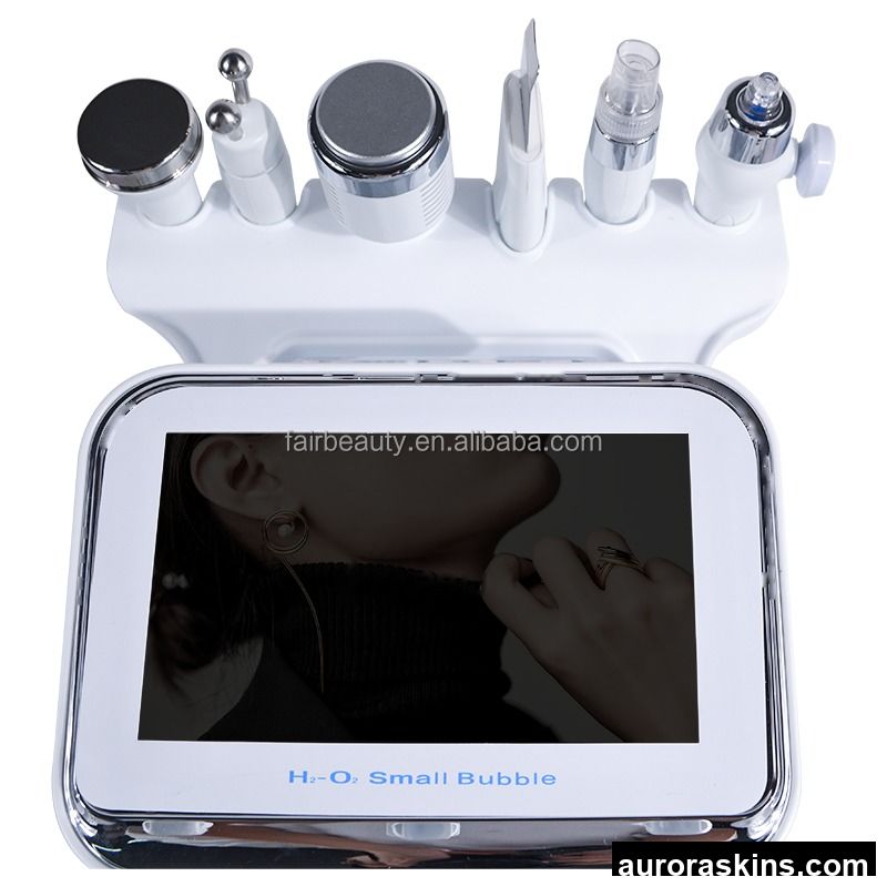 Top Quality Low Price 6 in 1 Oxygen Jet Dermabrasion Aqua Beauty Face Equipment Salon Facial Machine