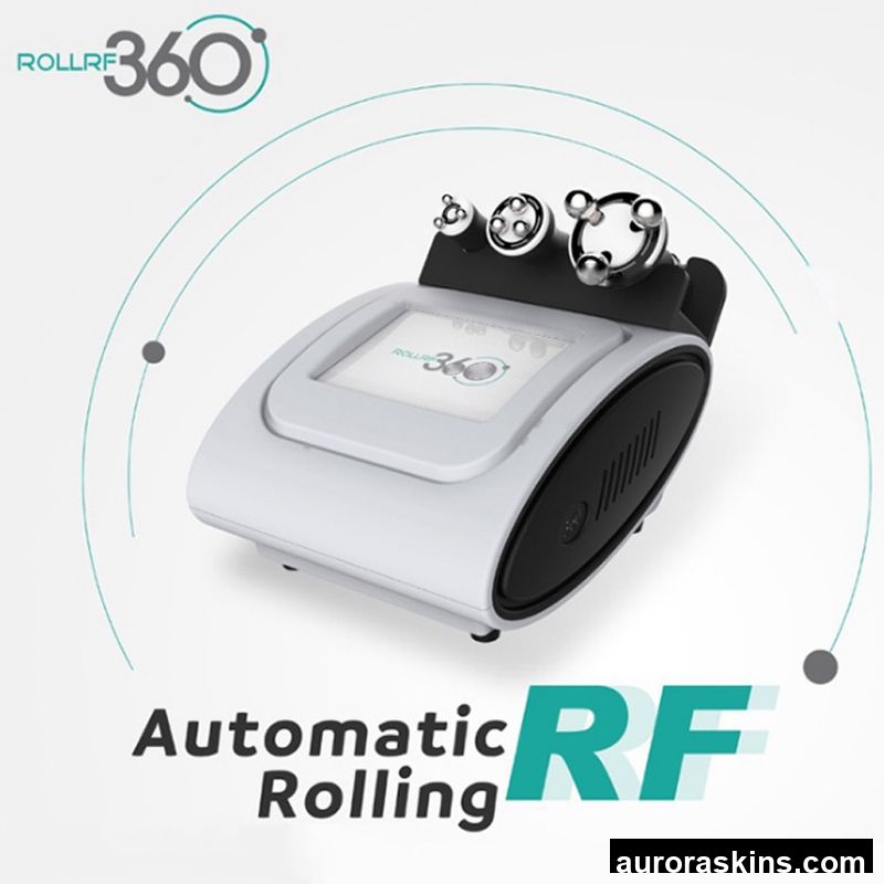 Aurora Skins Newest 360 Degree Roller Radio Frequency Skin Care Beauty Machine Health Body Control Tightening Lifting Salon RF