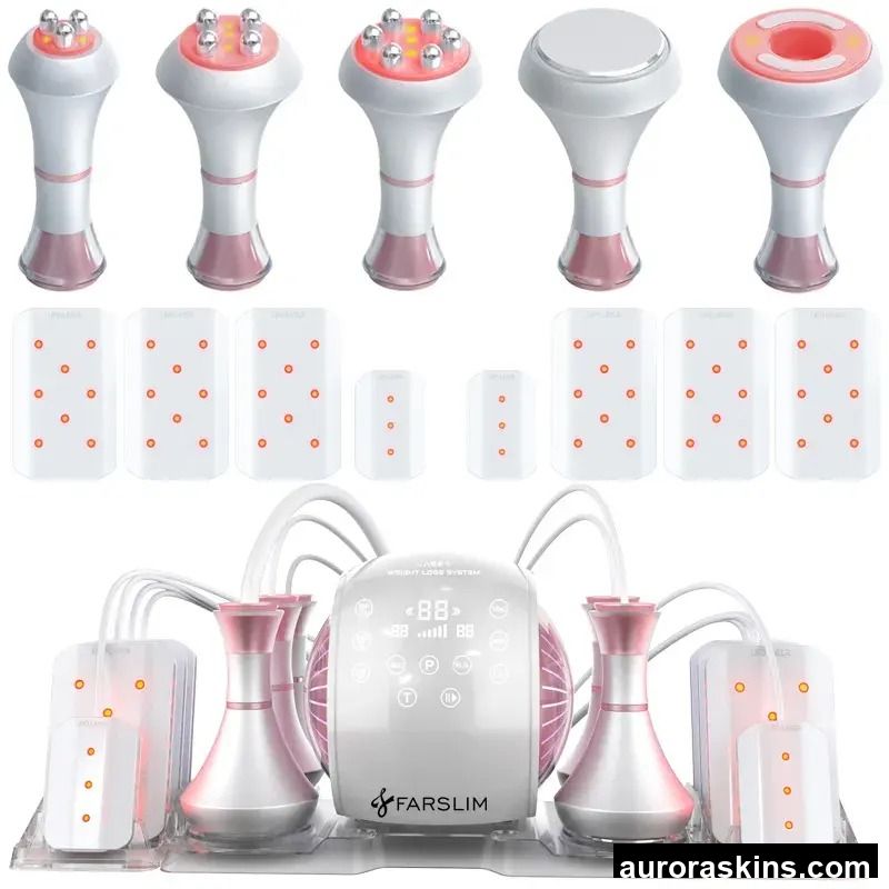 Pink Funny Type Home Salon Use Body Slimming Instrument 40K Cavi Multipole RF Lipo L for Facial Lifting Eye Care Fat Loss 658nm
