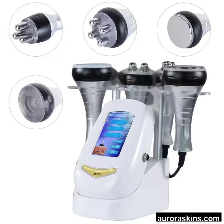 Aurora Skins a Portable 4in1 40K RF Cupping Fat Lose Cavi Face Neck Firming Eye Lifting Skincare Machine Spa Homeuse Facial Slimming