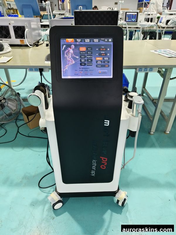 3 in 1 Tecar Therapy Machine for Pain Relief Cellulite Reduce Rehabilitation Therapy Smart Tecar 448khz Shockwave Therapy