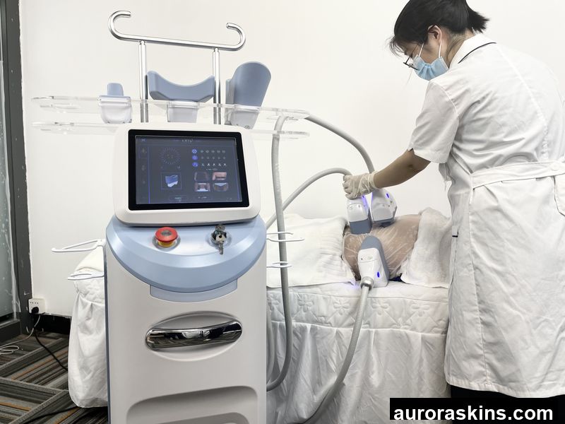 16℃-45℃ Cryo Sculpting Machine Body Contouring Improve Blood Circulation Remove Double Chin 4D Vacuum Suction Device
