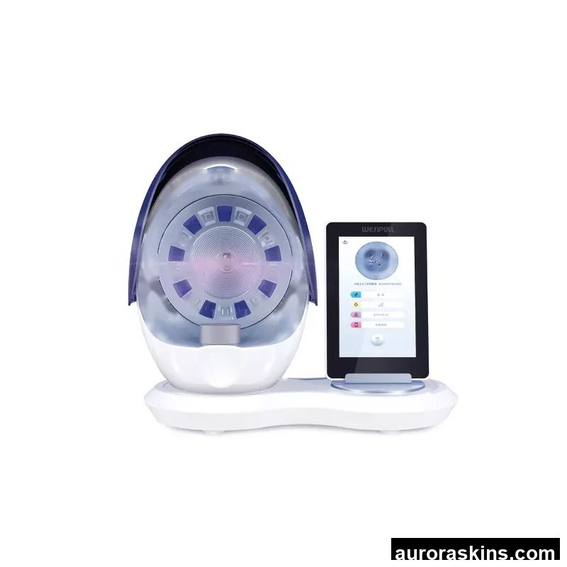 For Test 3D Mirror Face Skin Analyzer System Handheld Facial Portable 8 Spectrum Digital Skin Uv Skin Analyzer Machine