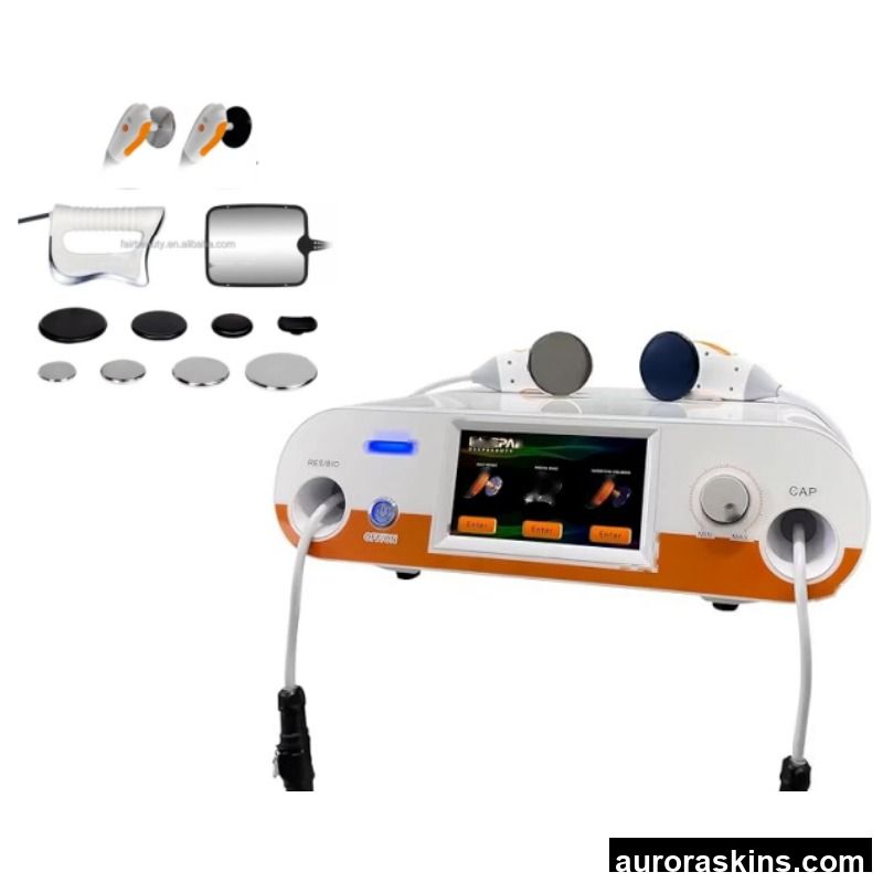 Aurora Skins a 448khz RET CET Face Lifting Neck Tightening Ceramics Massager Warm Antiaged Homeuse Salon Newest Pain Relief Skincare