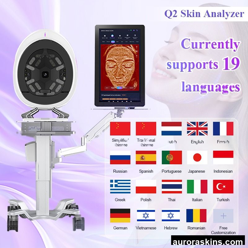 3D Facial Analyzer Equipped with 48MP Camera From US for Professional Facial Evaluation AI Accurately Analyze Multiple Languages