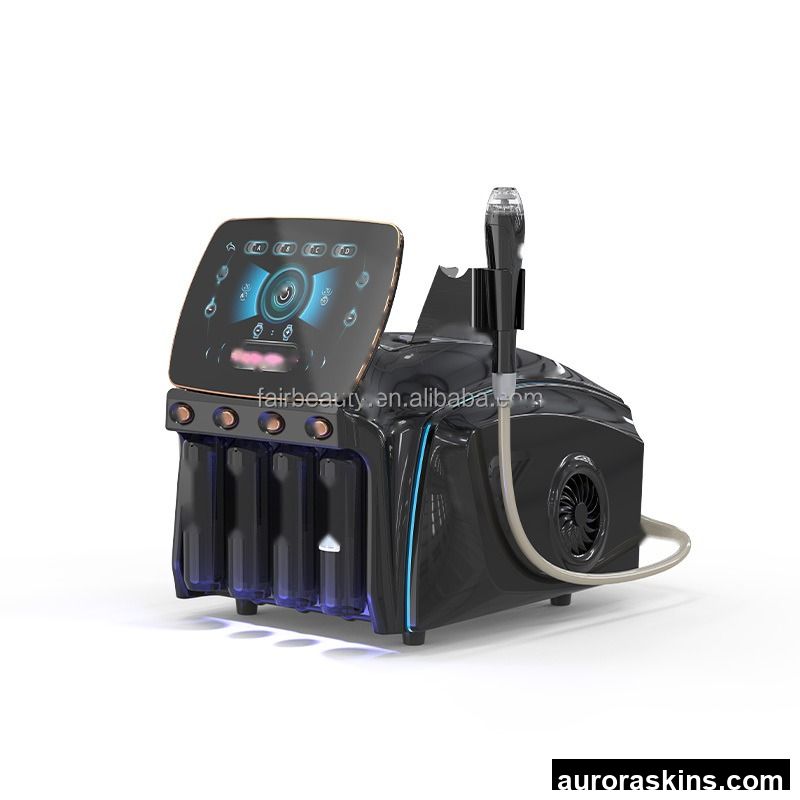 360 Vortex Suction Hydrodermabrasion Face Care Machine Oxygen Facial Equipment for Face Peeling Skin Rejuvenation