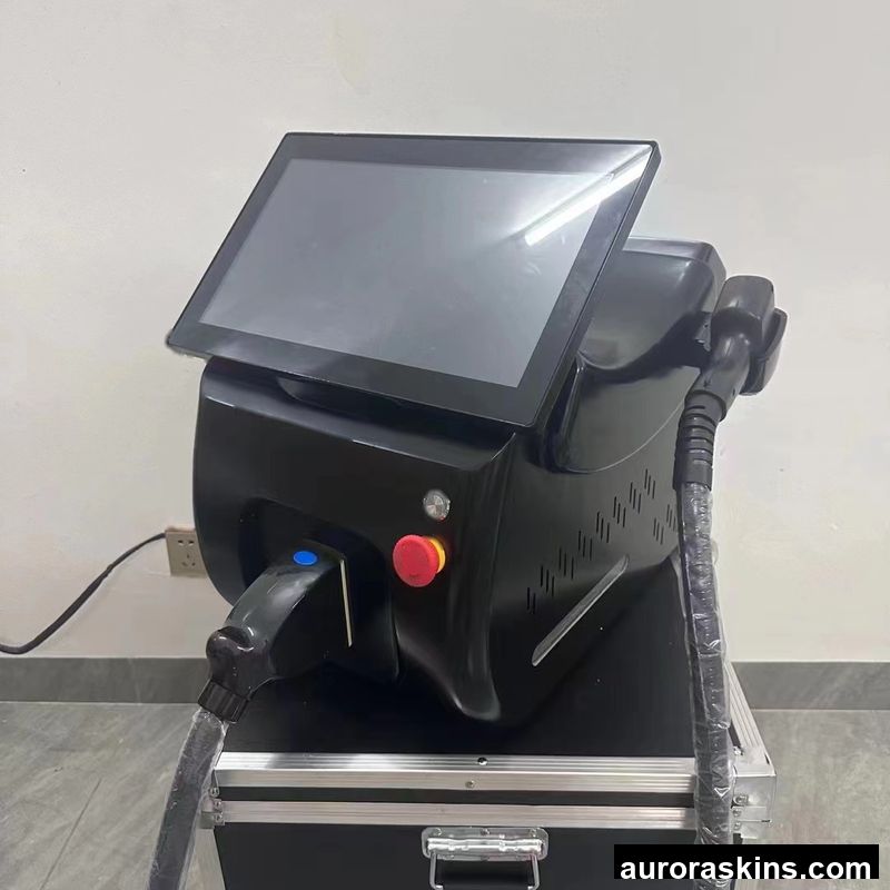 Aurora Skins Desktop 808nm Titanium for Soprano Diode Laser Machine Painless for HR Skin Rejuvenation for Face Neck Beauty Spa