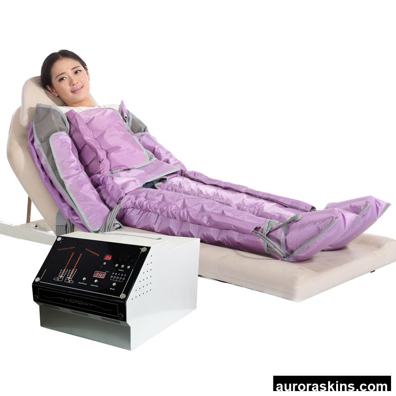 Factory Direct Sales 48-Airbag Compression Therapy Device-Portable, Nylon, Full-Body Lymphatic Drainage & Detox, Pressotherapy