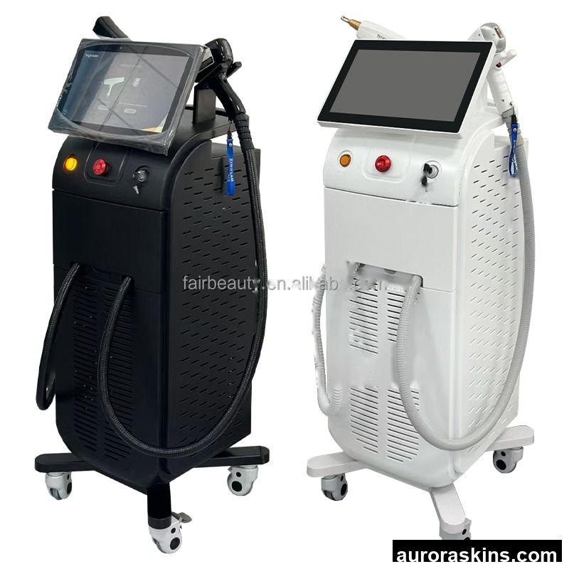 2-in-1 Painless Hair Reduction & Pigment Removal Beauty Device with Sapphire Cooling System for Beauty Salon Spa Center