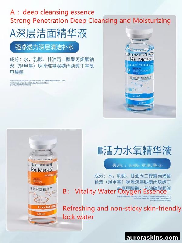Solution with 7 Bottle for Jet Diamond Micro Dermabrasion Skin Massage Oxygen Water Liquid Beauty Spa